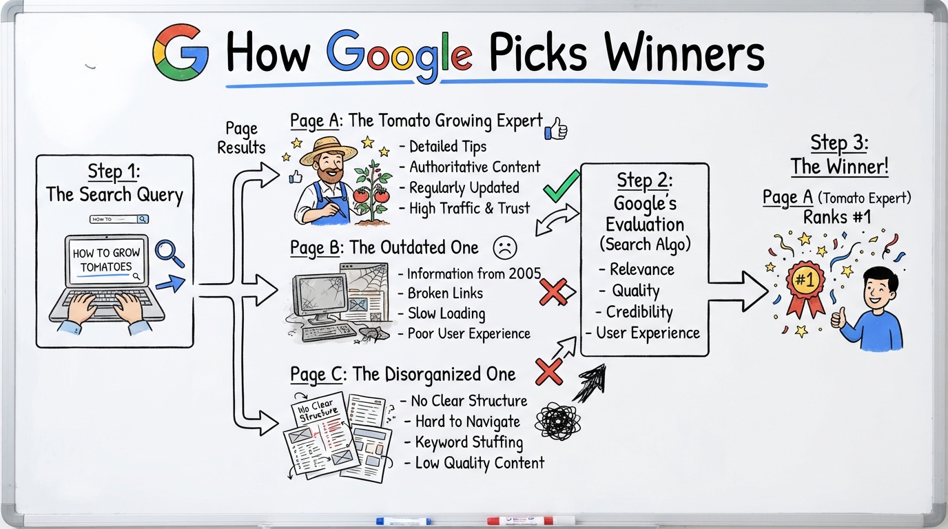 how google ranks pages