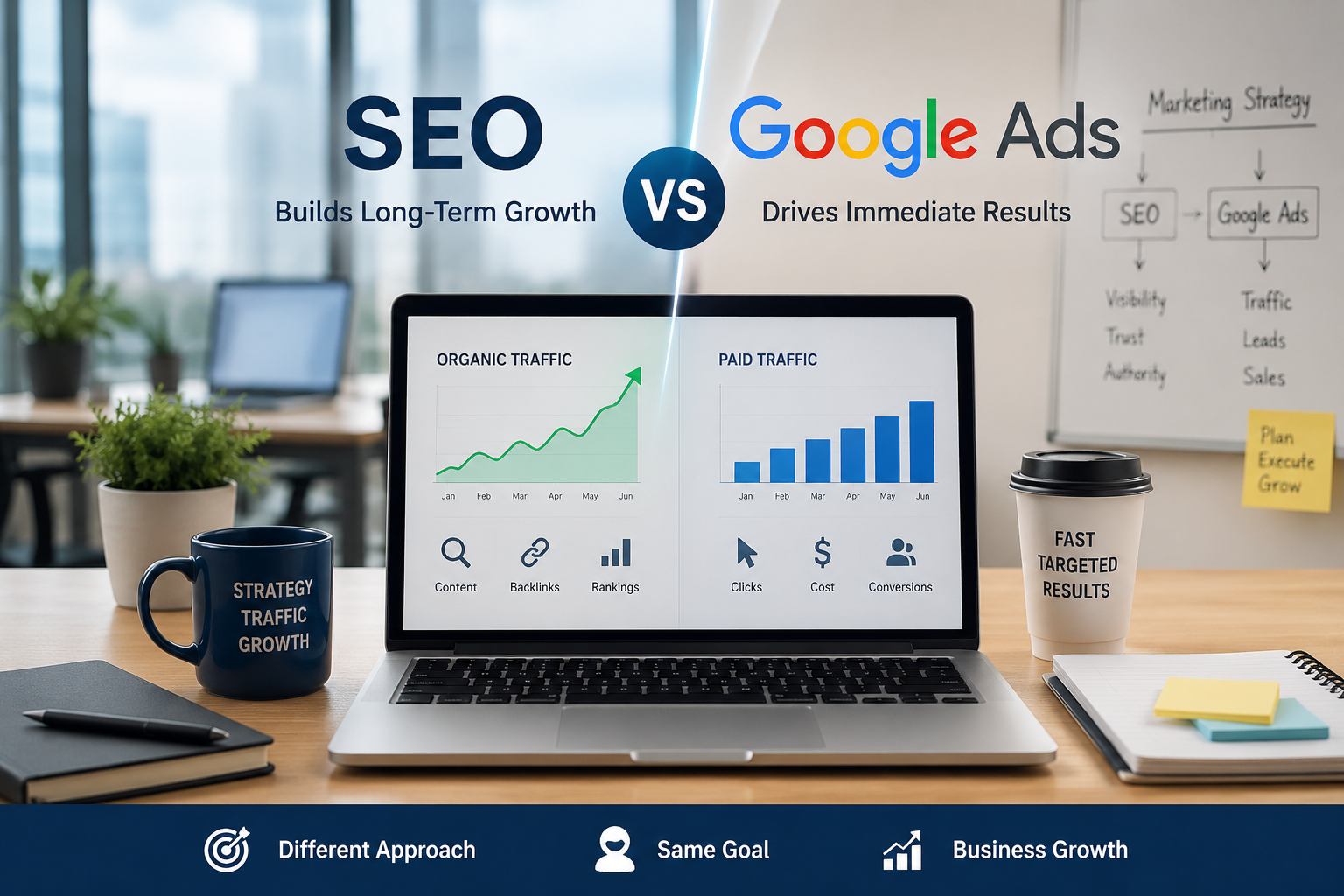 SEO vs Google Ads - 101 Solutions Best SEO Agency