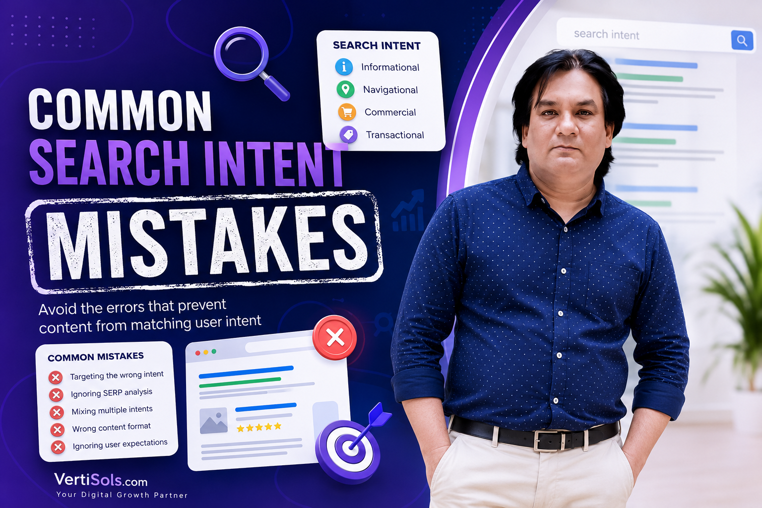 Common Search mistakes - VertiSols.com Best SEO Agency in Lahore, Pakistan