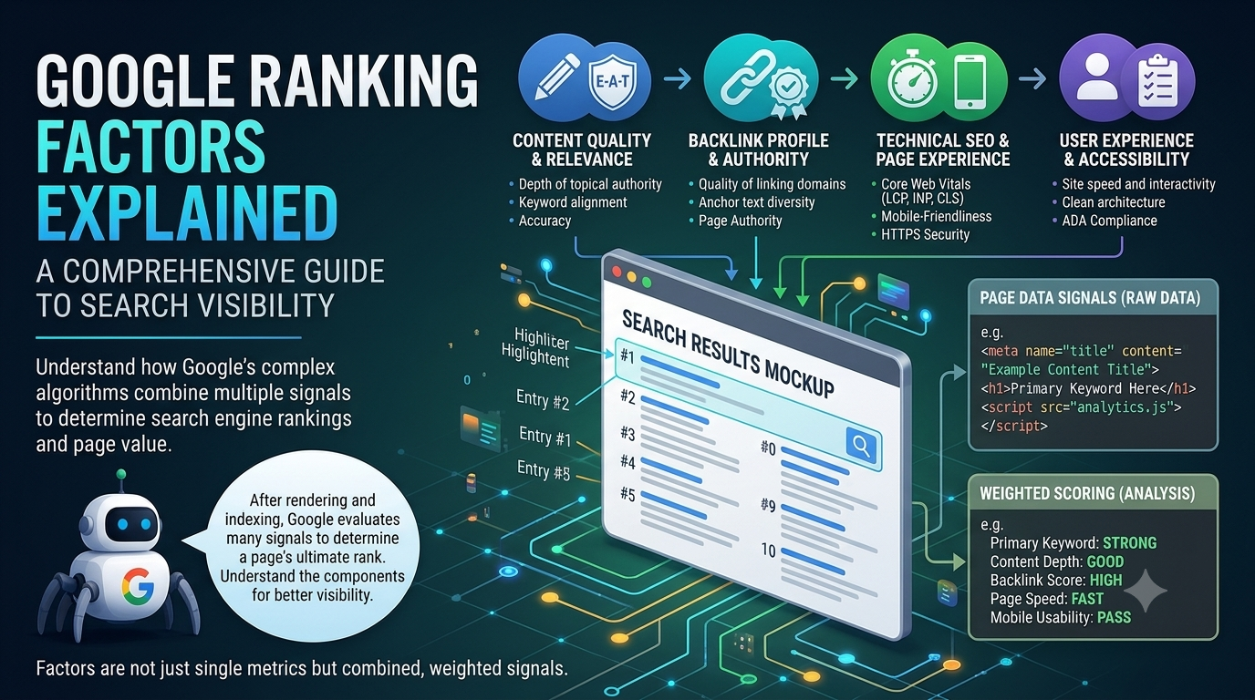 google ranking factors explained - VertiSols.com Best SEO Services in Lahore Pakistan