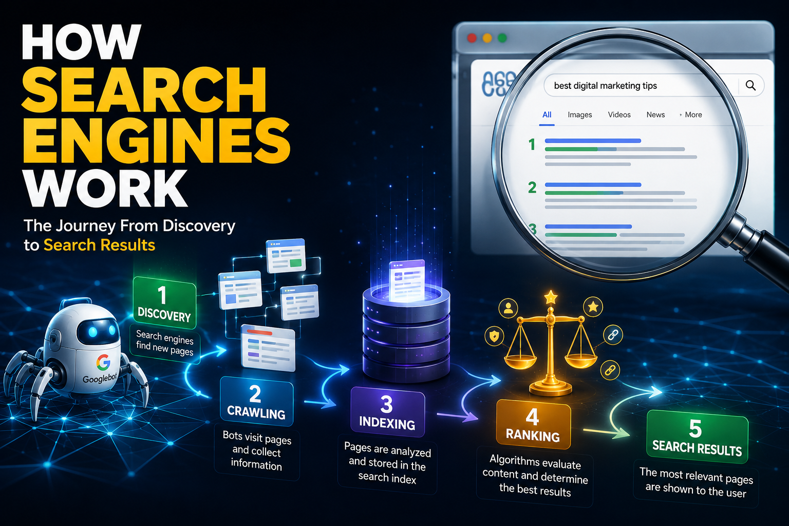 how search engines work - VertiSols.com - Best SEO Agency in Lahore Pakistan