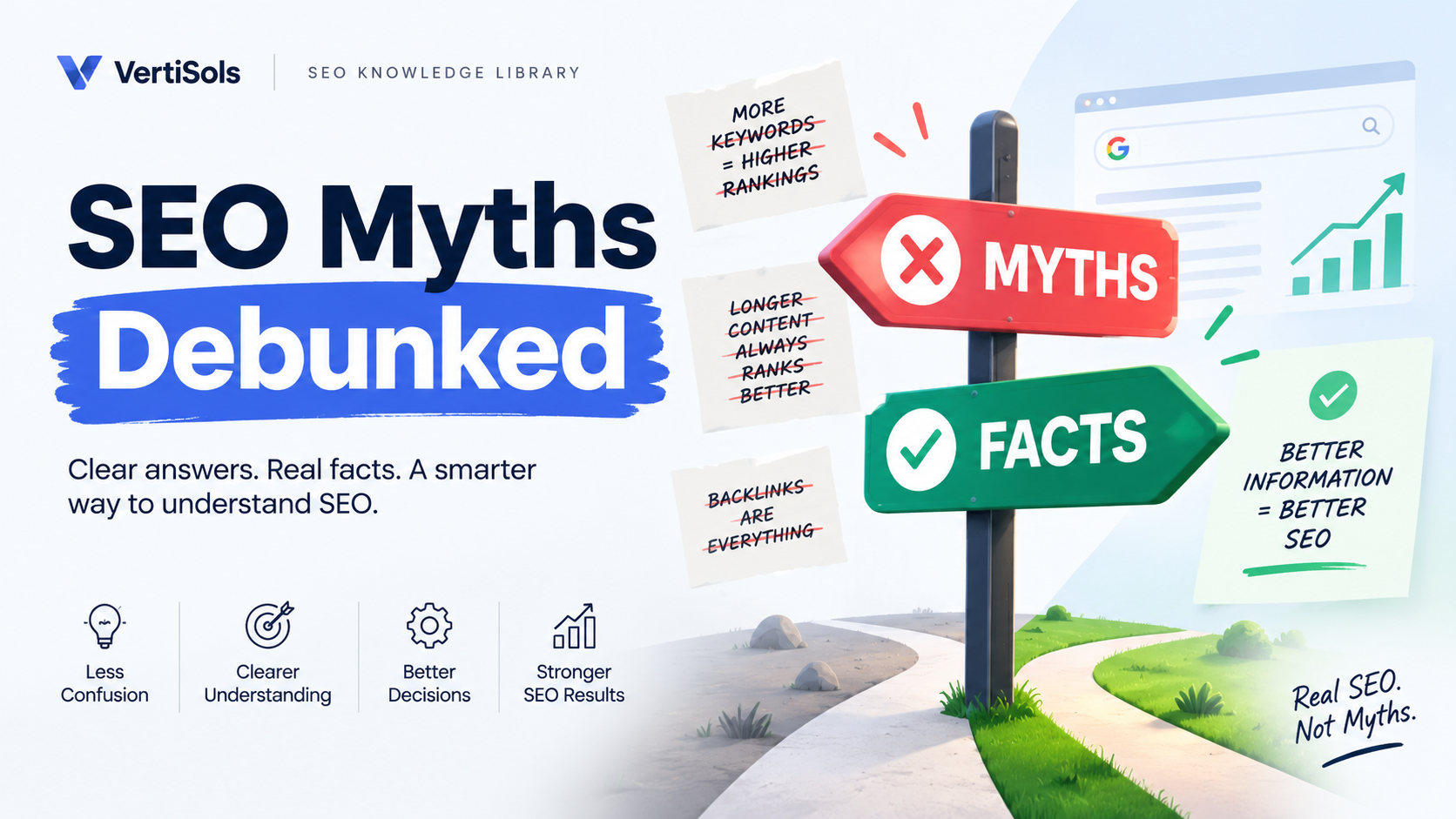 SEO Myths Debunked - Best SEO Agency in Lahore Pakistan | VertiSols.com