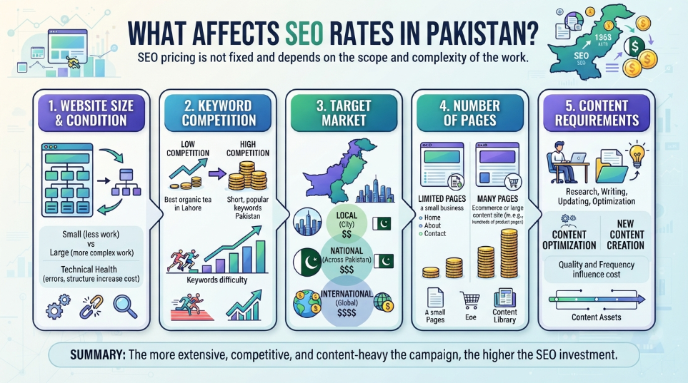 What Affects SEO Rates in Pakistan - VertiSols.com | Best SEO Expert in Lahore Pakistan