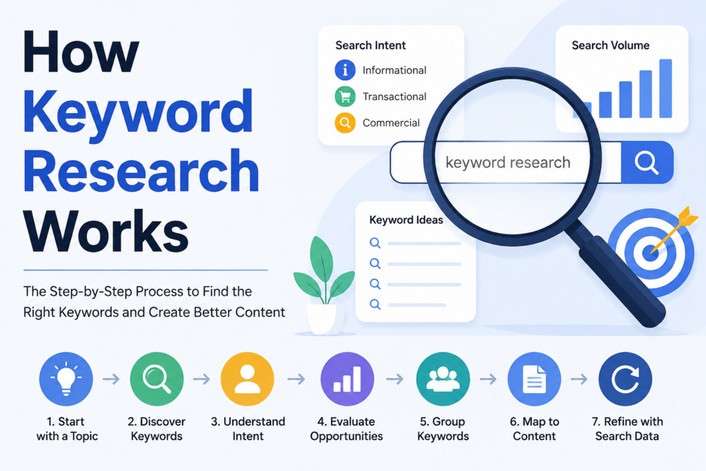 how keyword Research Works - Vertisols.com Best SEO Company in Lahore Pakistan