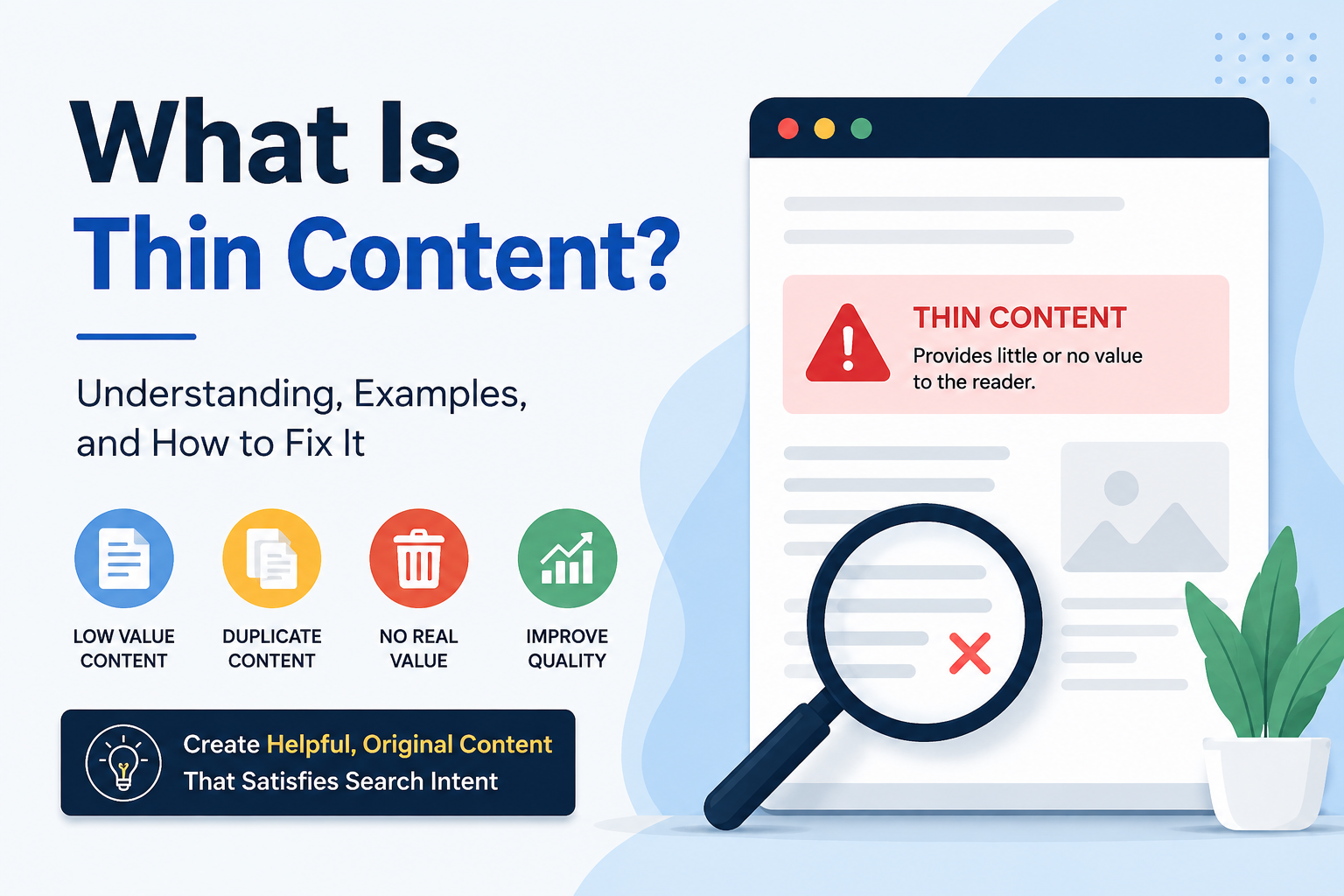 what is thin content - Vertisols.com Best SEO Services in Lahore Pakistan