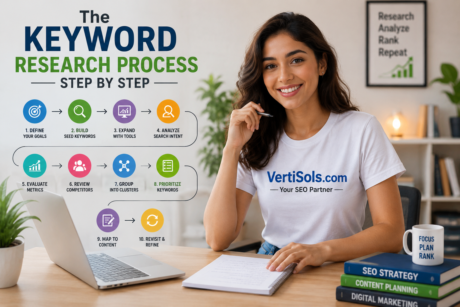 the keyword research process step by step - Vertisols.com : Best SEO Agency in Lahore Pakistan